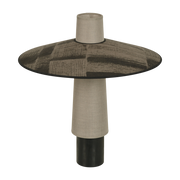 Graphite fabric lamp 50cm Thésée - Forestier