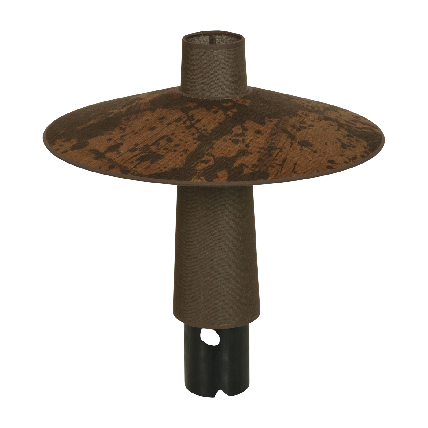 Lampe en tissu terracotta 50cm Thésée - Forestier