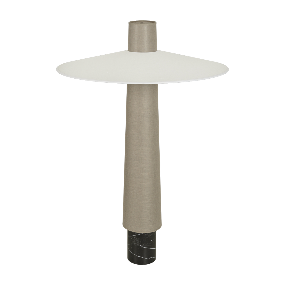 Floor lamp in natural fabric 70cm Thésée - Forestier