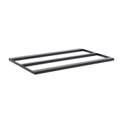 Black powder-coated steel support bar for 160 table Loop Stand - HAY
