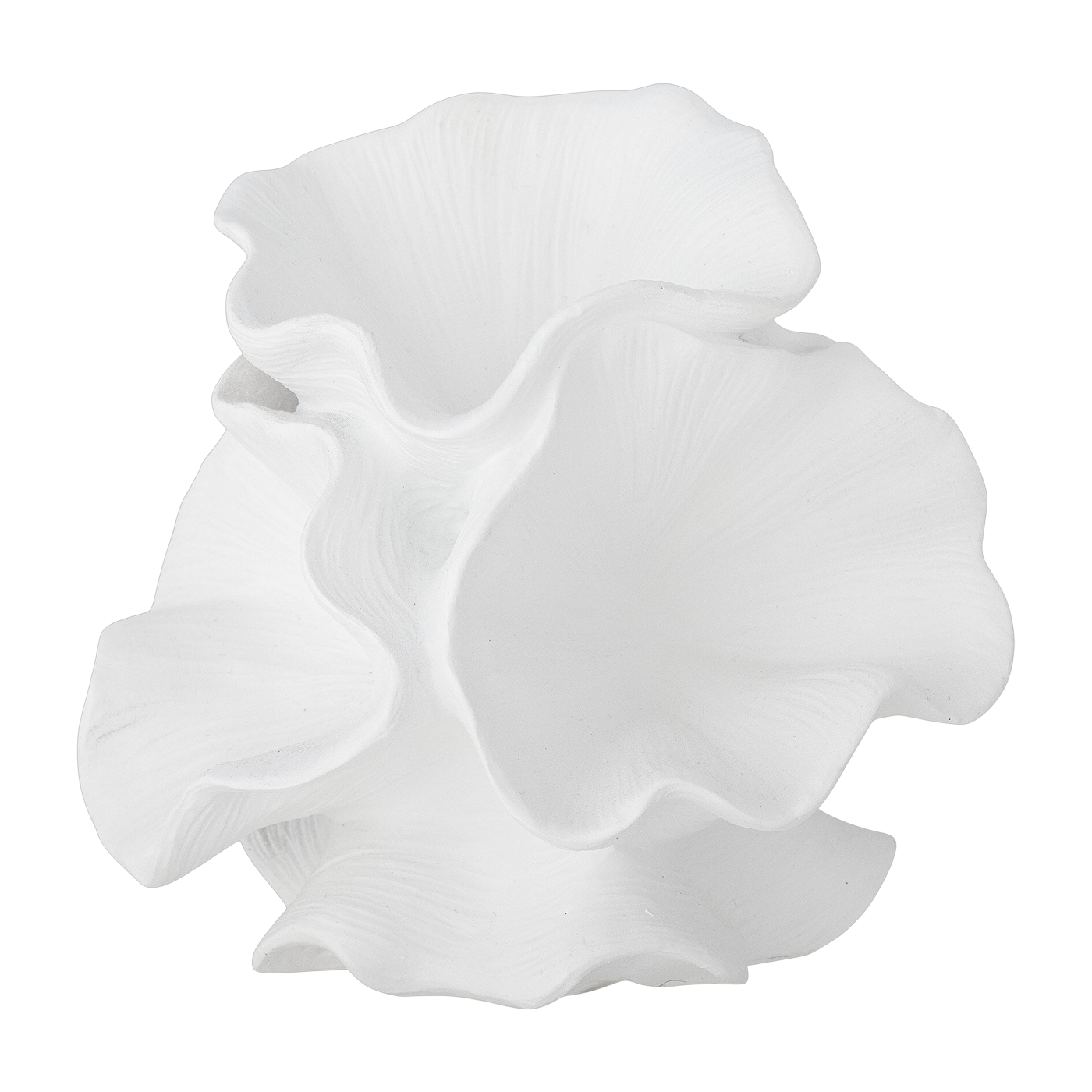Escultura de poliresina blanca 14x15cm Claudette - Bloomingville