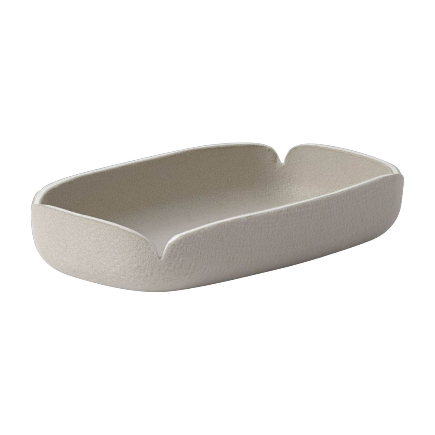Plateau en fibres recyclées beige sable 28x15,5cm Restore - Muuto