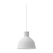 White translucent silicone rubber pendant Unfold - Muuto