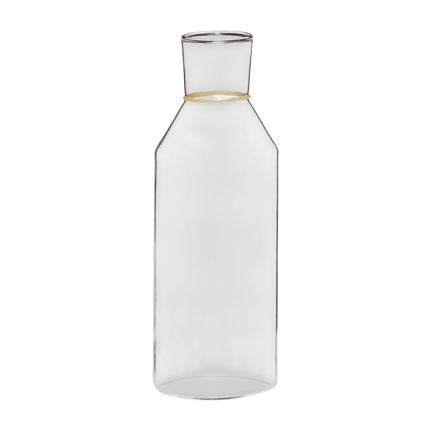 Jarra Orbit Transparente/Amarillo - Hübsch