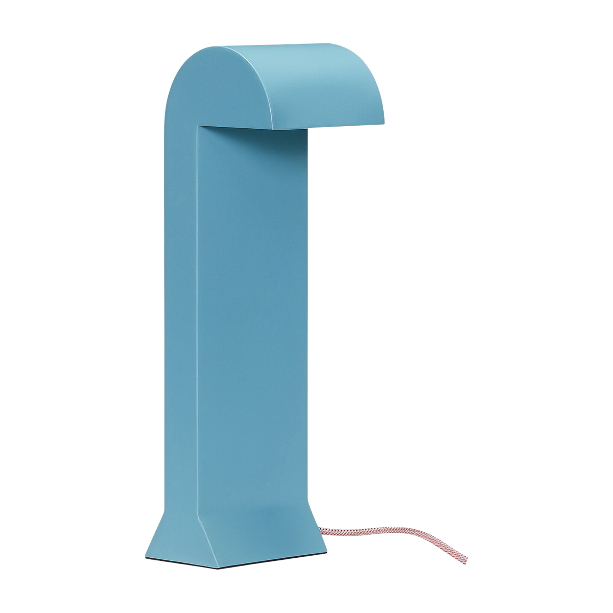 Lámpara de mesa de policarbonato azul turquesa 10x12xh34cm Soothe - Hübsch