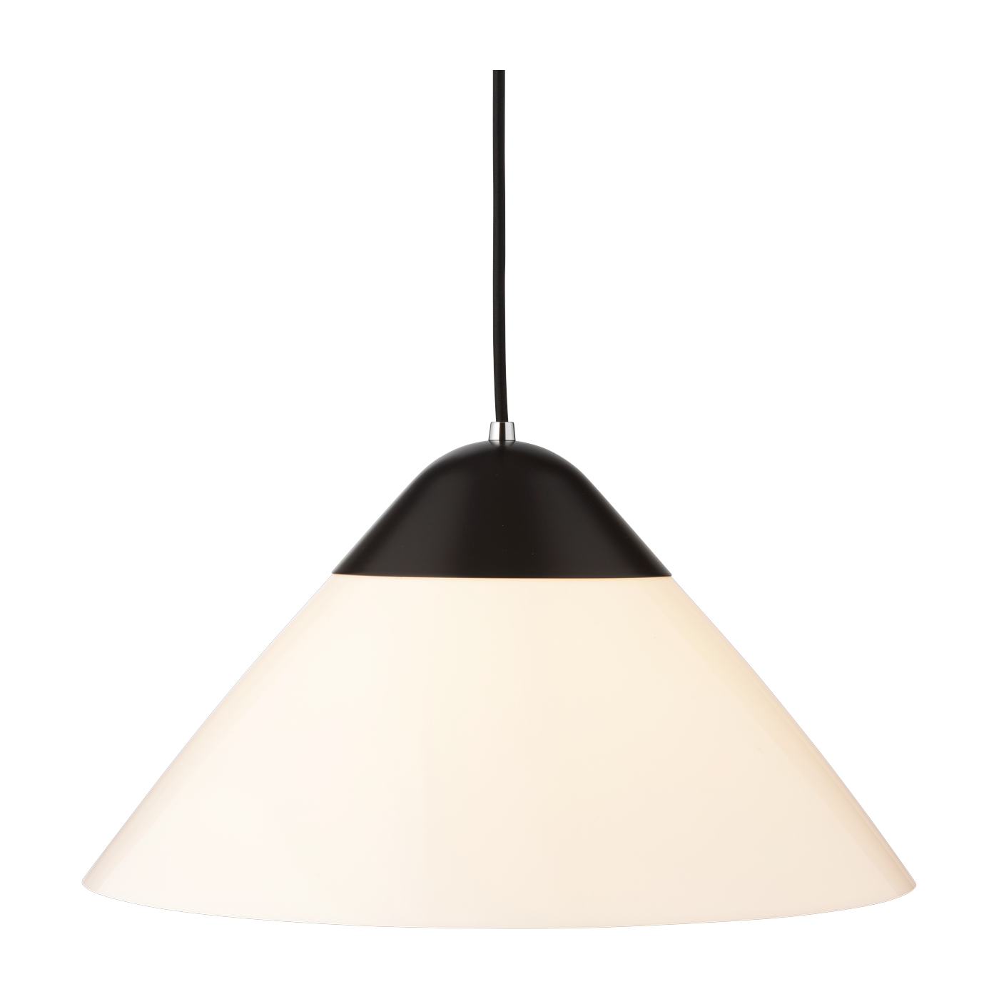 Black aluminium hanging lamp 43cm HJW38 Opala - Carl Hansen & Søn