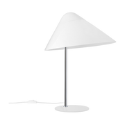 Lampe de table en acier blanc et chrome 59cm HJW02 Opala - Carl Hansen & Søn