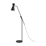 Alphabeta Lampada da terra in acciaio nero 150-170cm - Hem