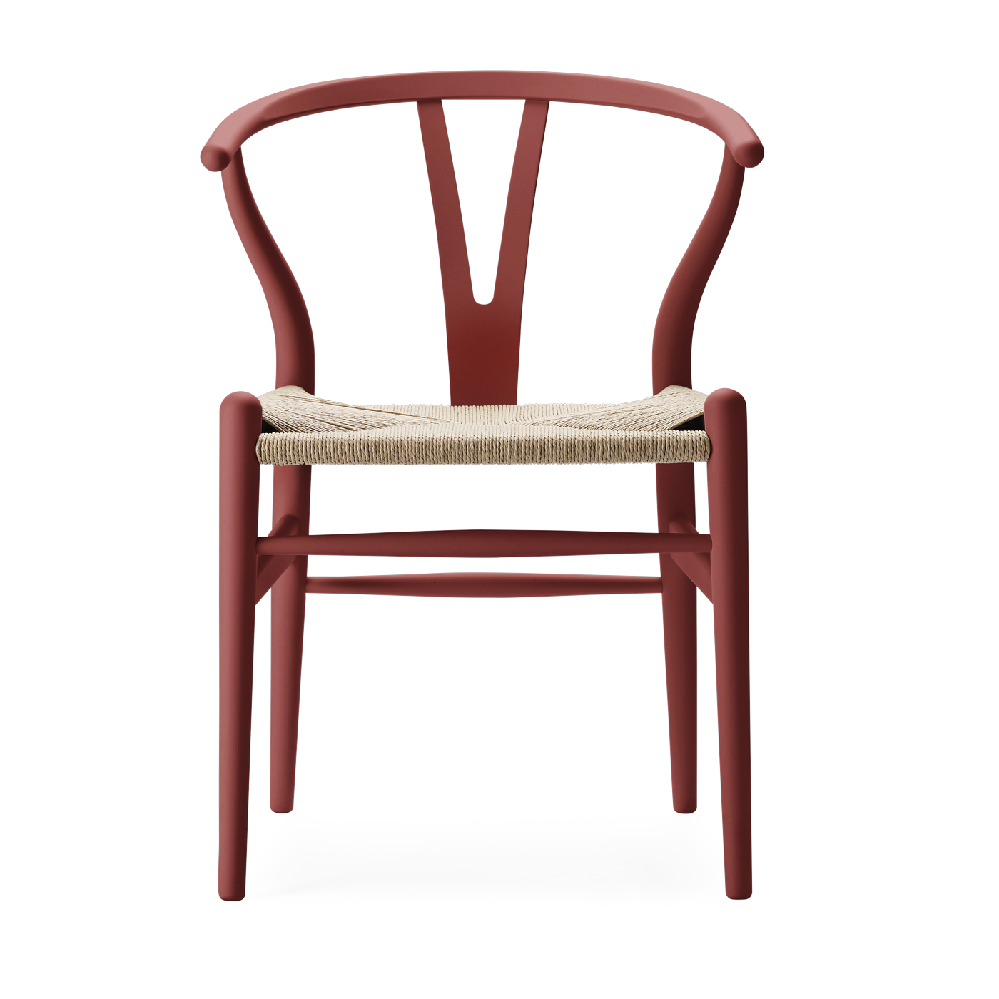 soft Sedia in faggio falu e sedile in tessuto naturale 76 cm CH24 - Carl Hansen & Søn