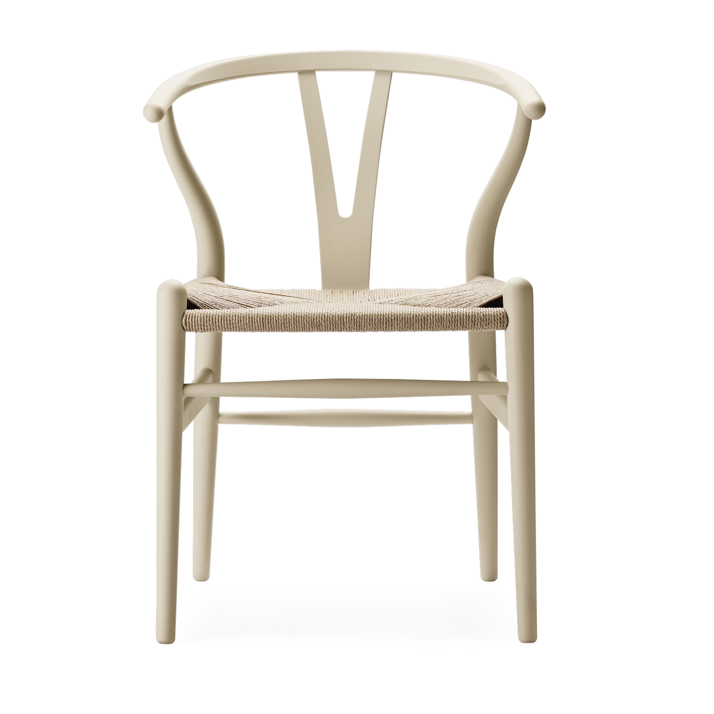 soft Sedia in faggio orzo e sedile intrecciato naturale 76 cm CH24 - Carl Hansen & Søn