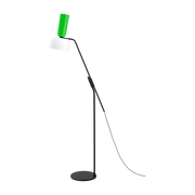 Lampadaire en acier vert et blanc 150-170cm Alphabeta - Hem