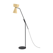 Lampadaire en acier beige 150-170cm Alphabeta - Hem