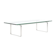Table basse rectangulaire en verre 170x70x42cm CH108 - Carl Hansen & Søn