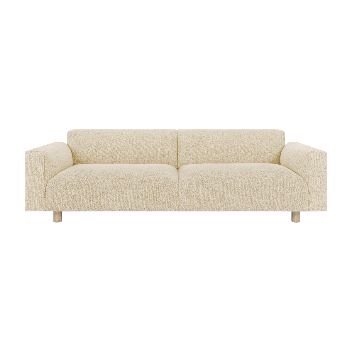 Canapé 3 places en laine beige 240 cm Koti - Hem