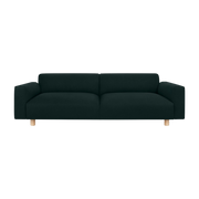 3-Sitzer-Sofa aus tannengrüner Wolle 240 cm Koti -. Hem