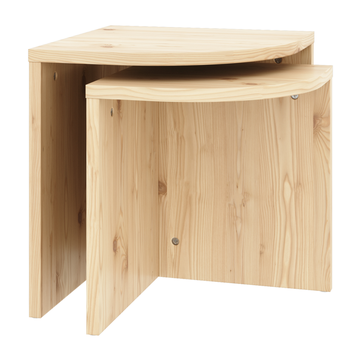 Combine Mesa de centro nido de madera lacada 43x47cm - Karup Design