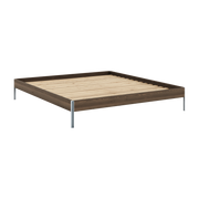 Core Base letto in acciaio e pino marrone carruba 180x200cm - Karup Design