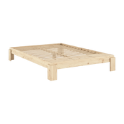 Natural pine 160x200cm Layers bed base with storage - Karup Design