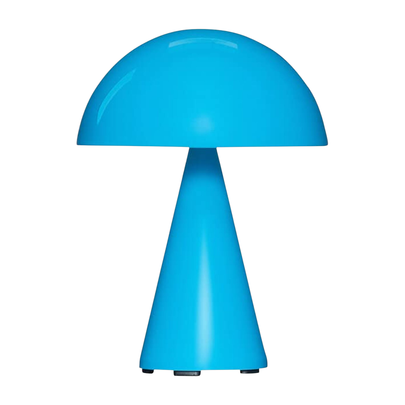 Lampe portable en fer bleu 15xh20cm Mush - Hübsch
