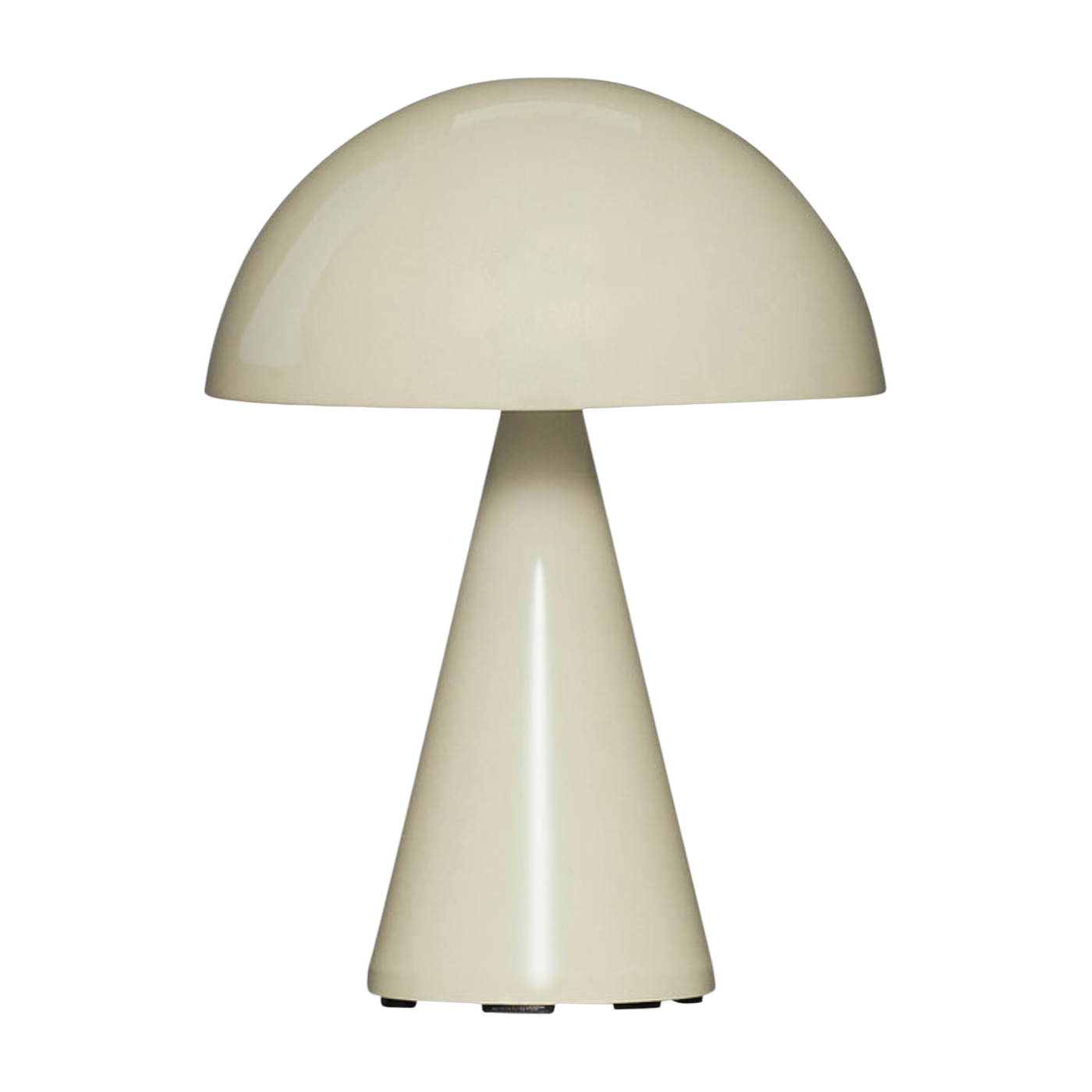Lámpara portátil de hierro beige 15xh20cm Mush - Hübsch