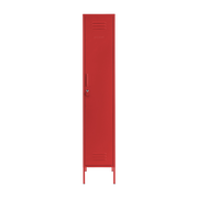 Casier en acier rouge coquelicot 35x46x183cm The Skinny - Mustard Made