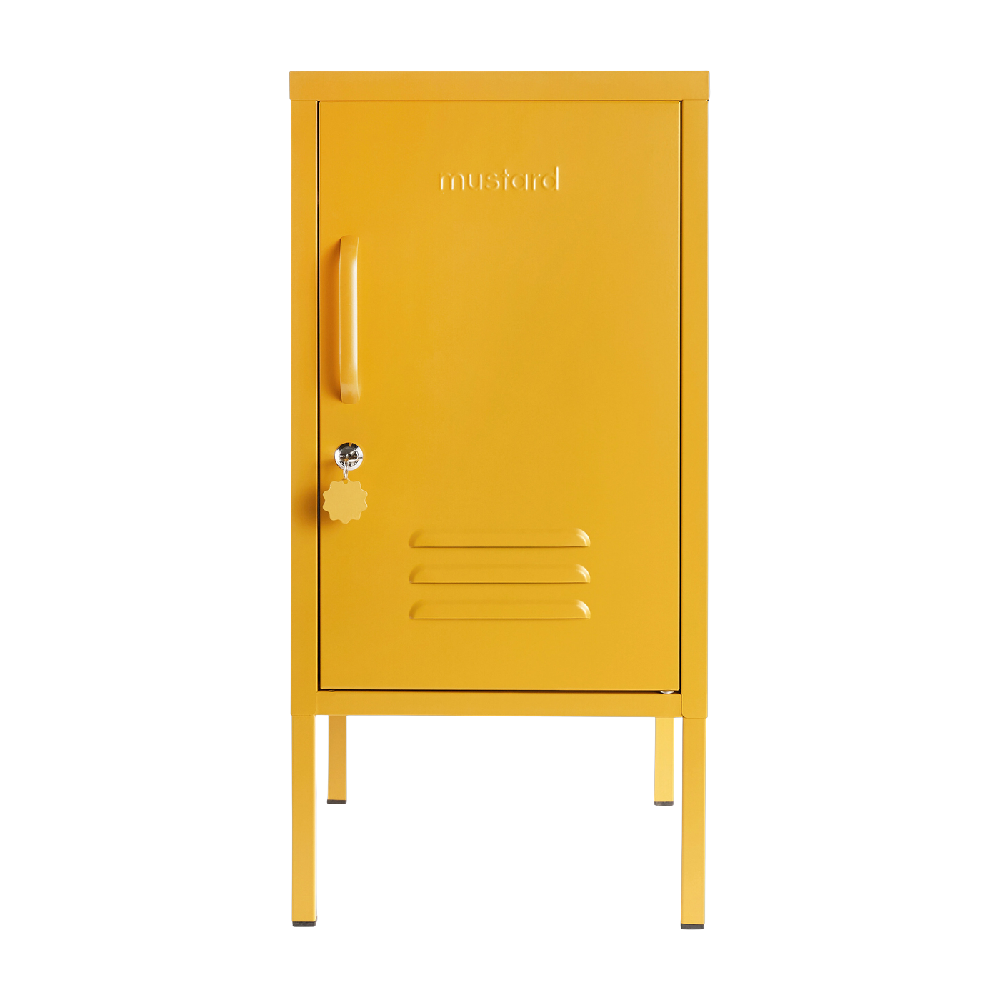 Mustard yellow steel locker 35x46x72cm The Shorty - Mustard