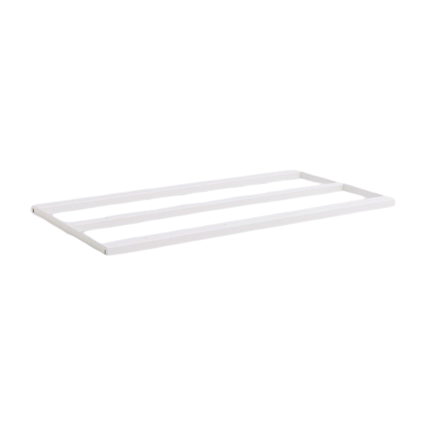 Barre de support en acier avec revêtement en poudre blanc pour table 180/200 Loop Stand - HAY