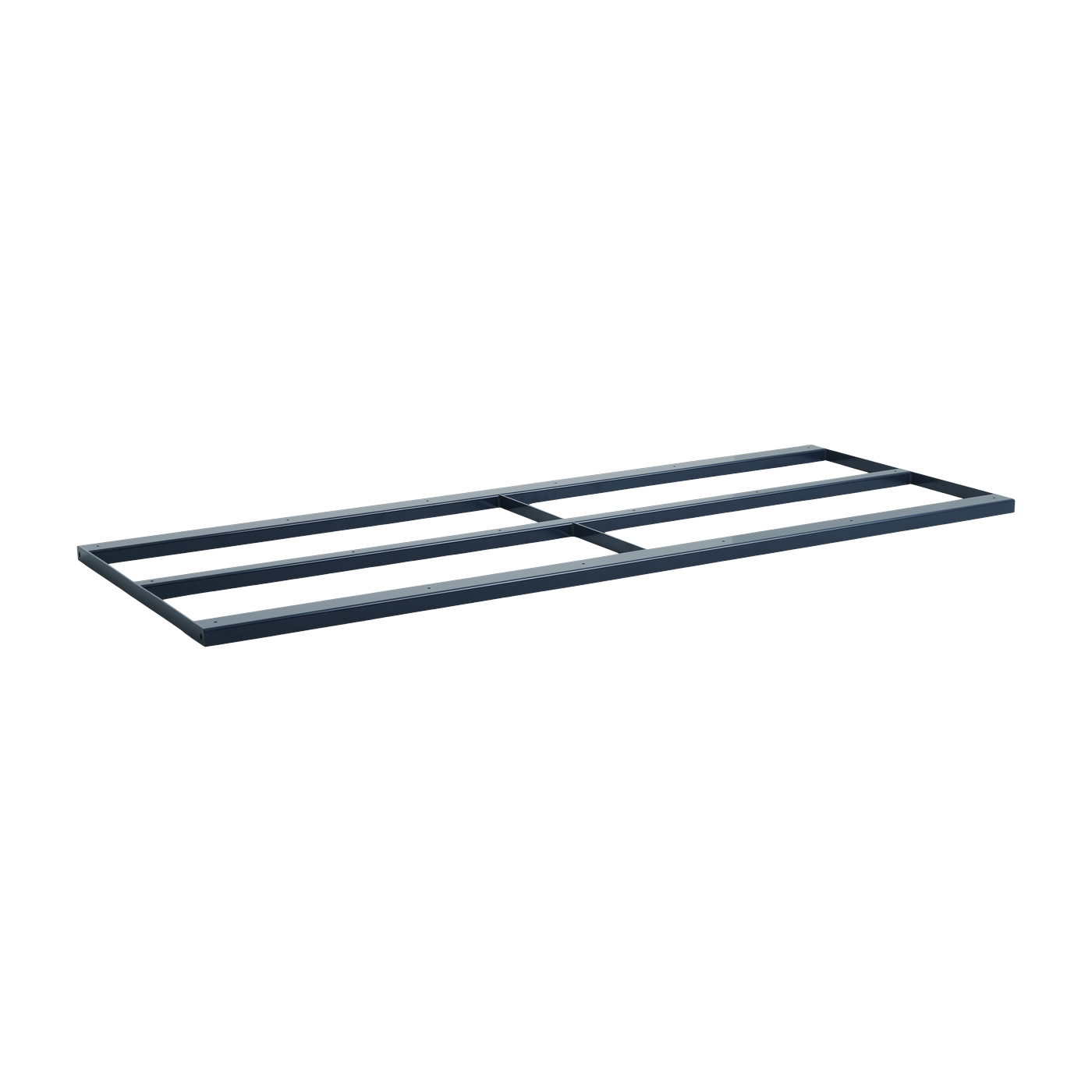 Barre de support en acier avec revêtement en poudre bleu pour table 250 Loop Stand - HAY