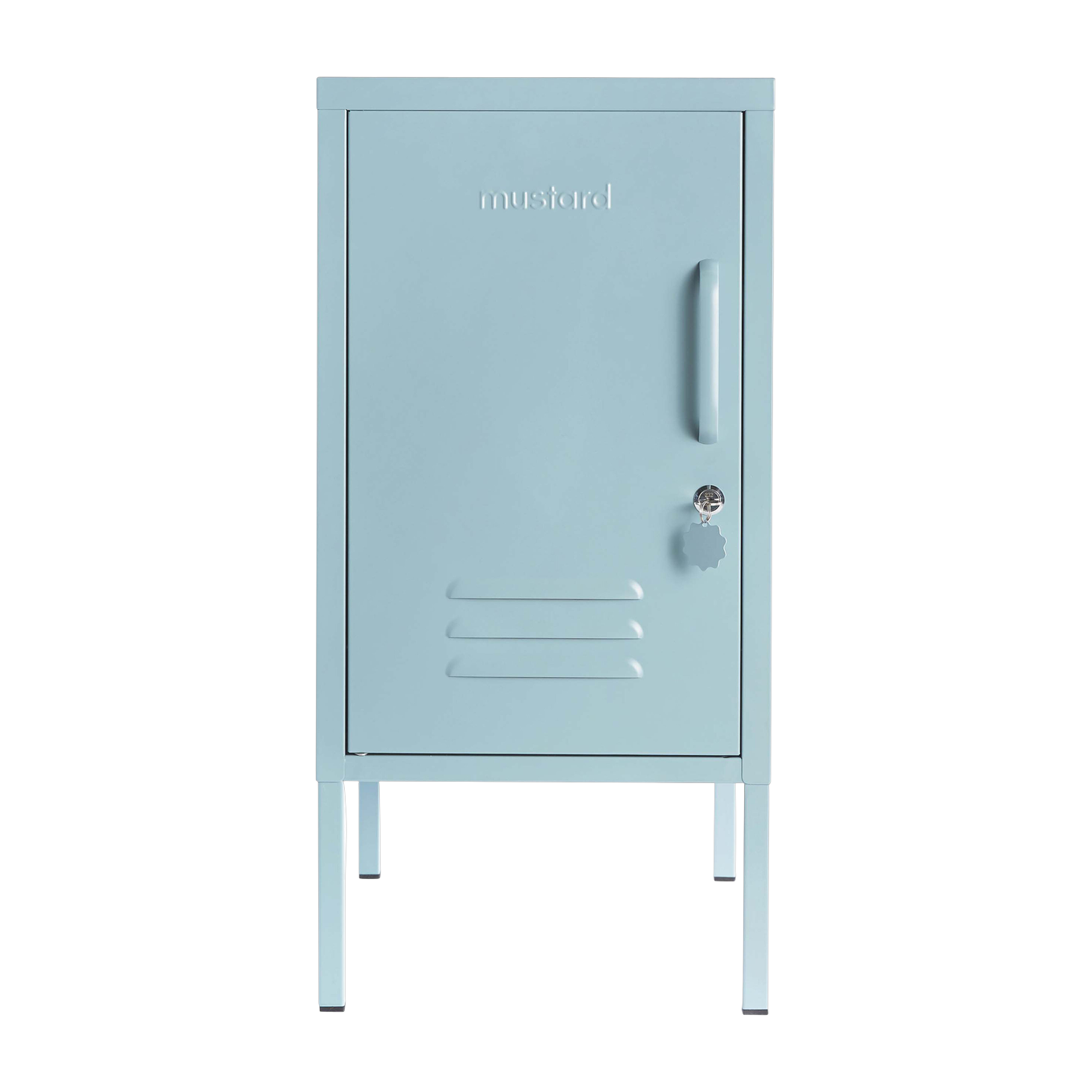 Linker Spind aus Stahl ozeanblau 35x46x72cm The Shorty -. Mustard