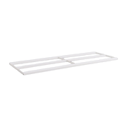 White powder-coated steel support bar for table 250 Loop Stand - HAY