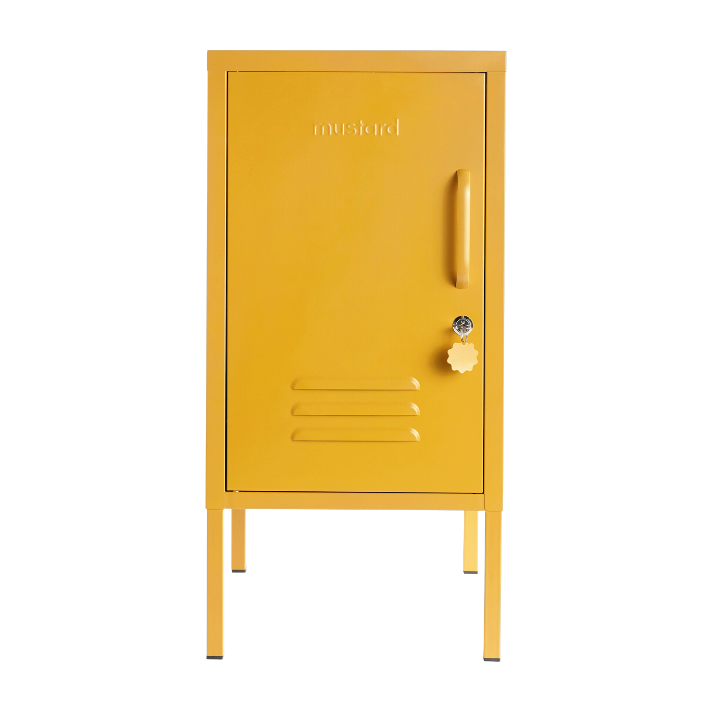 Mustard yellow steel left locker 35x46x72cm The Shorty - Mustard