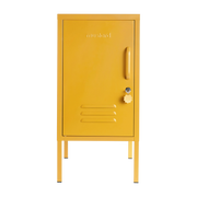 Taquilla izquierda de acero amarillo mostaza 35x46x72cm The Shorty - Mustard
