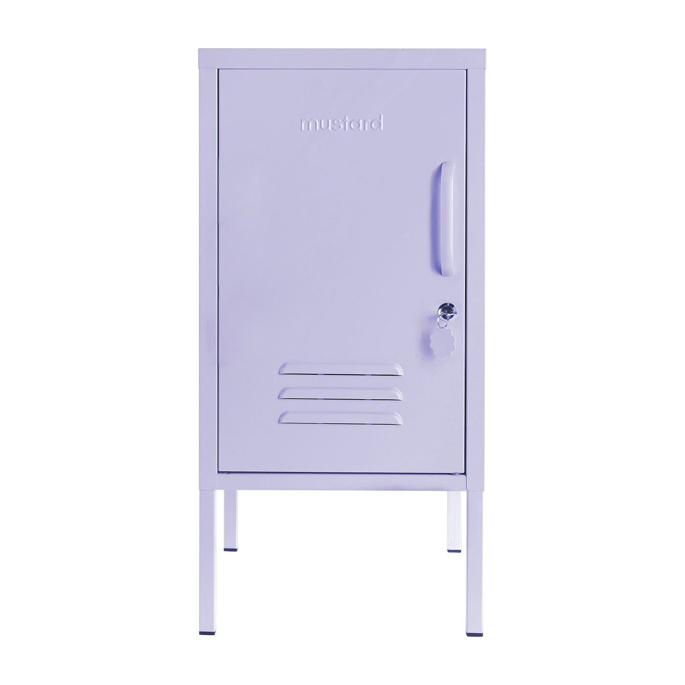 Left lilac steel locker 35x46x72cm The Shorty - Mustard