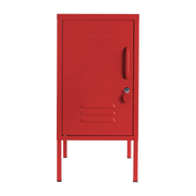 Poppy red steel left locker 35x46x72cm The Shorty - Mustard