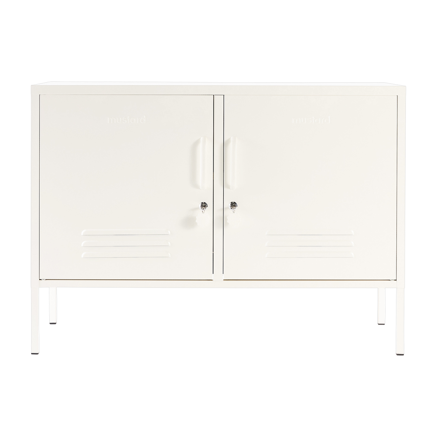 Chalk White Steel Locker 40x100x72cm The Lowdown - Mustard