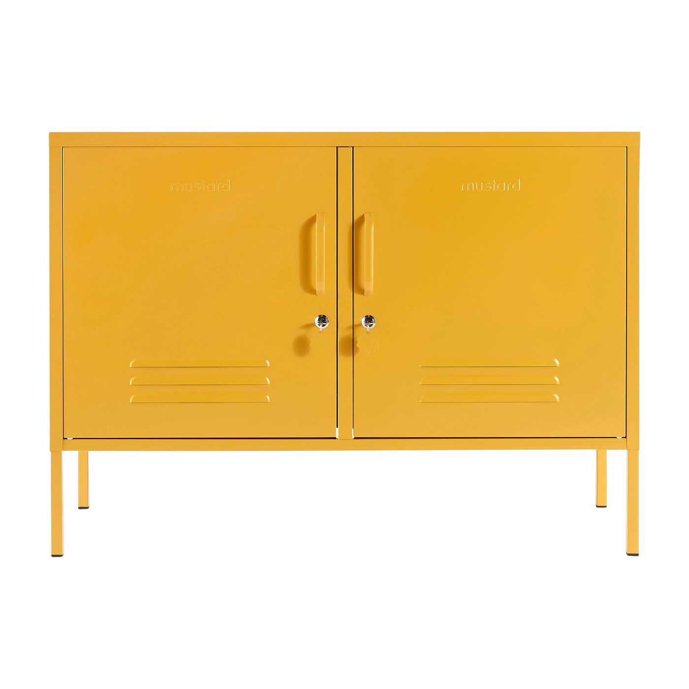 Mustard yellow steel locker 40x100x72cm The Lowdown - Mustard