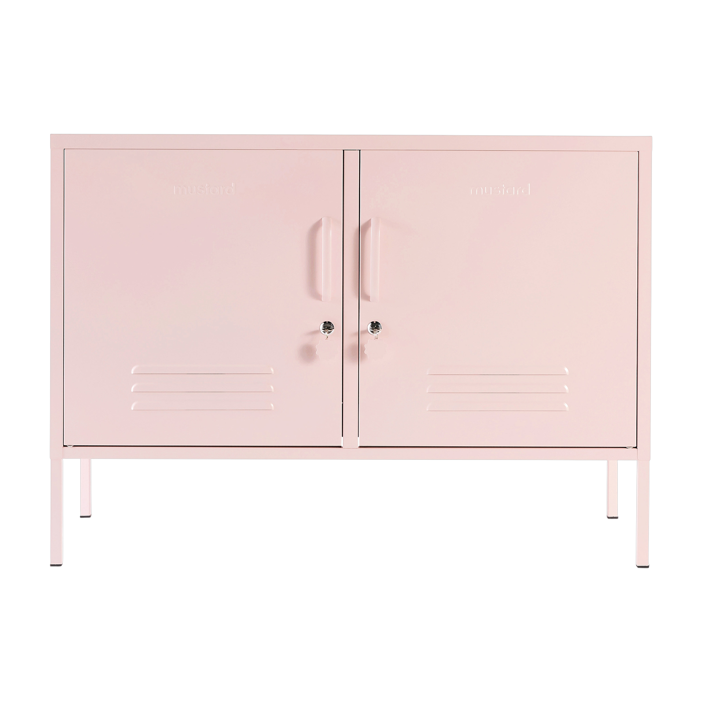 Blush pink steel locker 40x100x72cm The Lowdown - Mustard