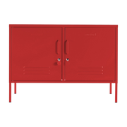 Mohnblumenroter Stahlspind 40x100x72cm The Lowdown -. Mustard