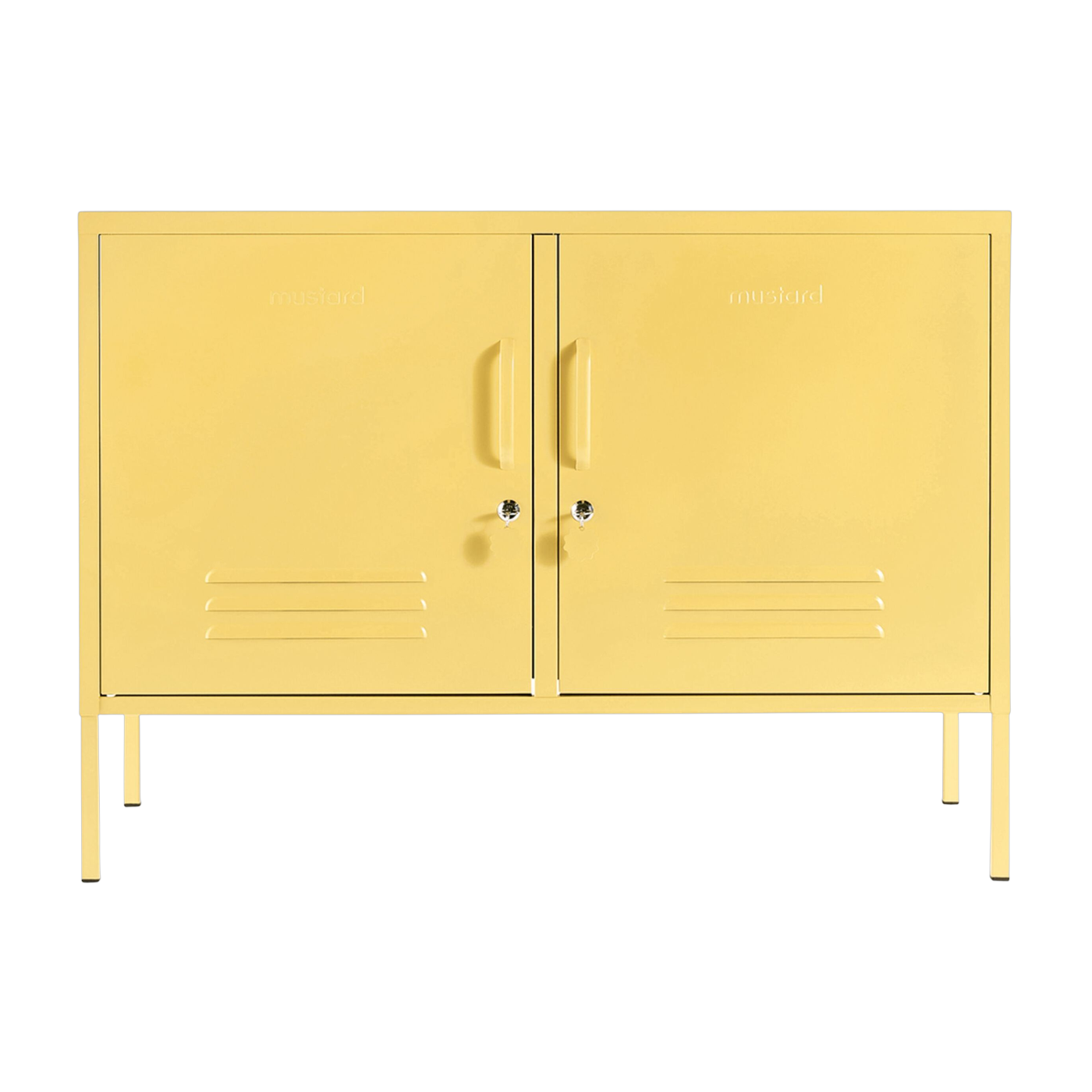 Butter yellow steel locker 40x100x72cm The Lowdown - Mustard
