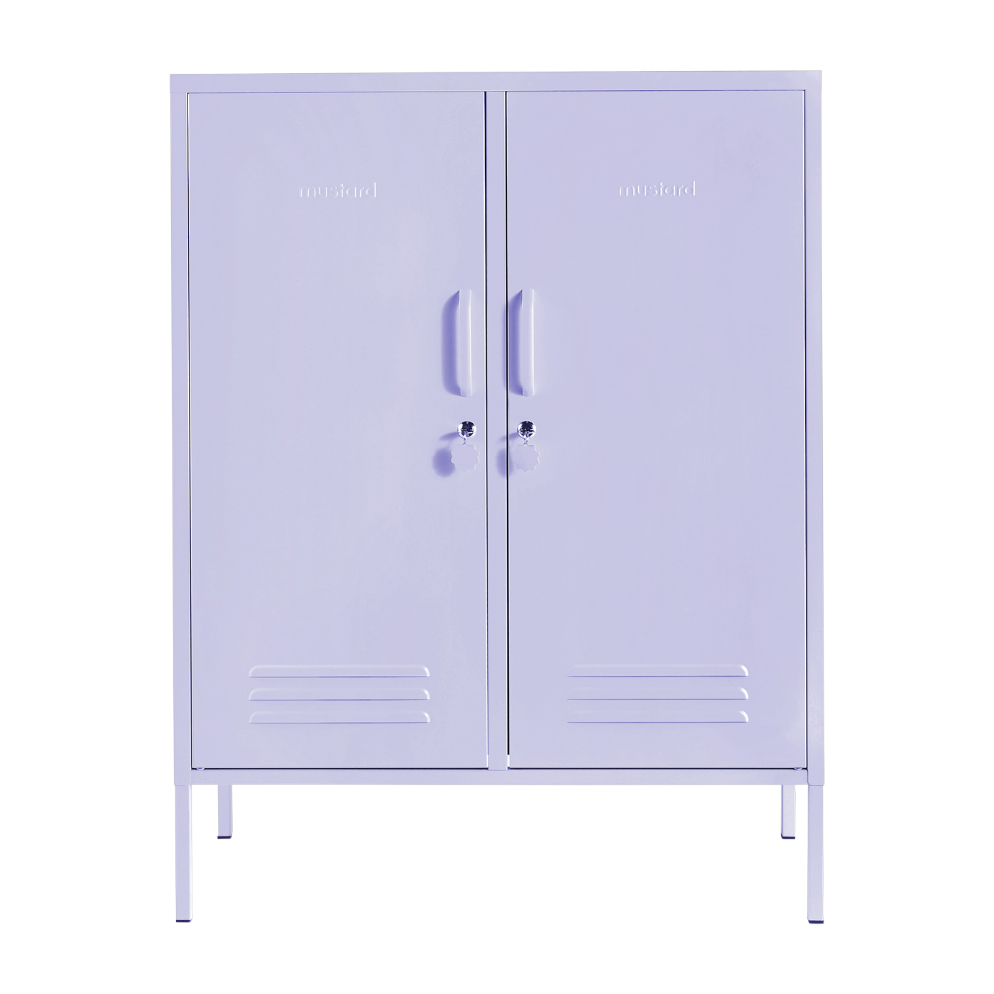 Stahl-Spind lila 85x40x111cm The Midi -. Mustard