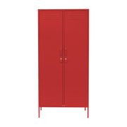 Mohnblumenroter Stahlspind 85x50x183cm The Twinny -. Mustard