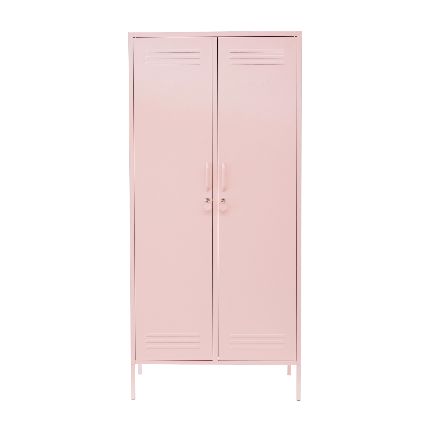 Spind aus Stahl in Blush-Pink 85x50x183cm The Twinny -. Mustard