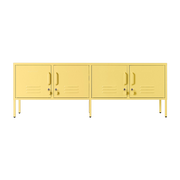 Meuble tv en acier jaune 162x40x57cm The Standard - Mustard Made