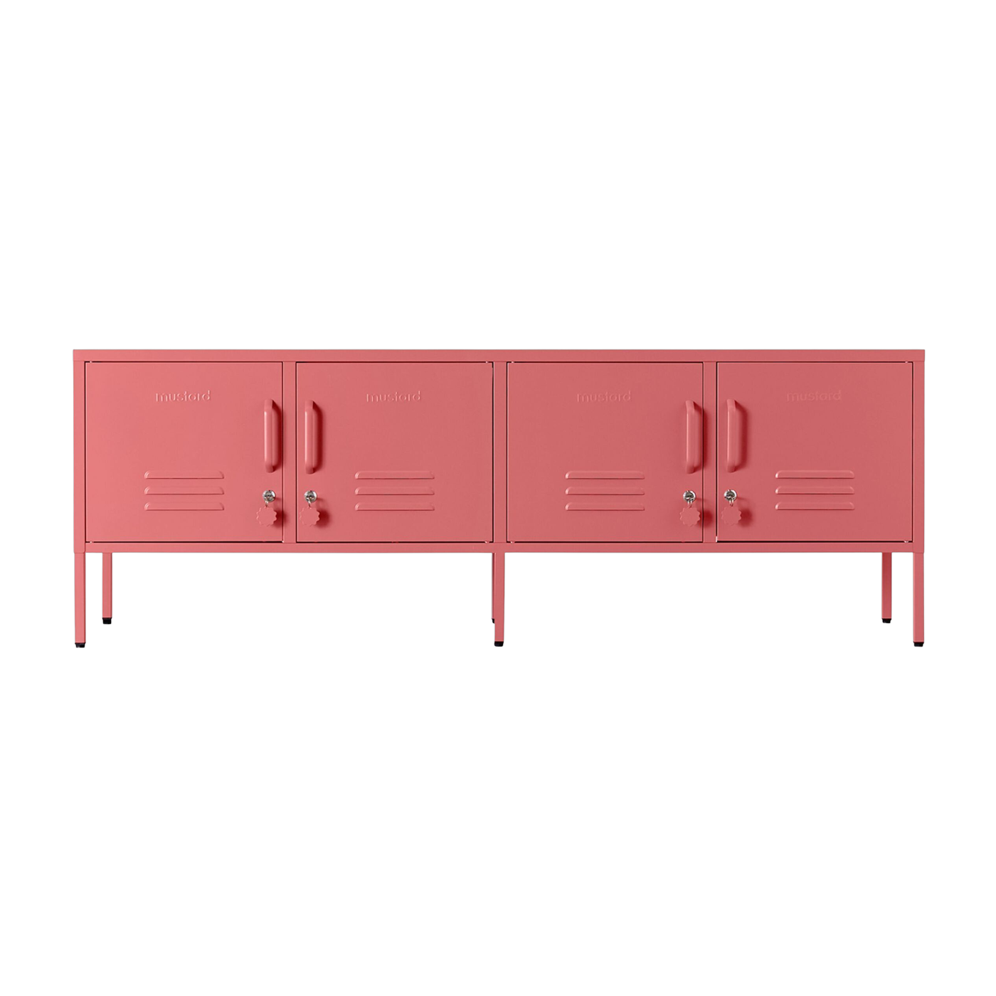 Bay pink steel tv stand 162x40x57cm The Standard - Mustard