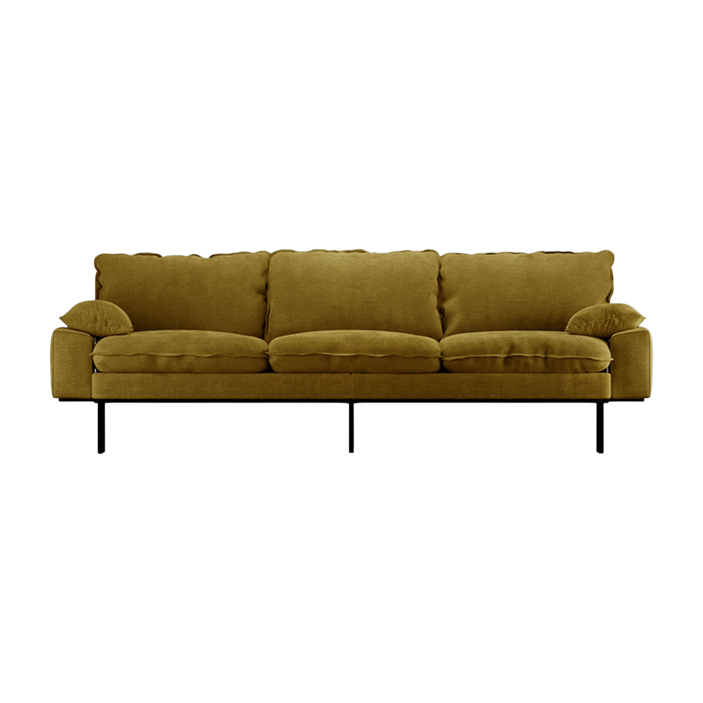 velvet Divano Royal 4 posti oliva - HKLIVING