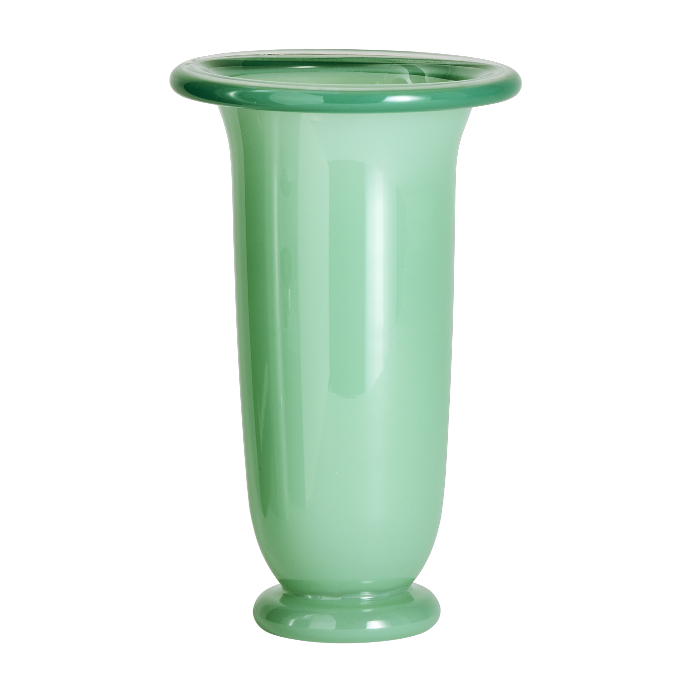 Vase in vetro verde 16x25cm Impero - Hay