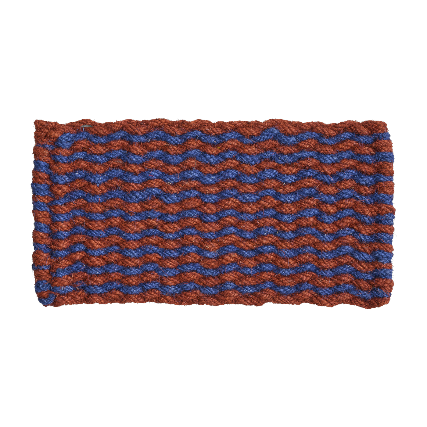 coco Zerbino in fibra marrone e blu 40x80cm - Hay