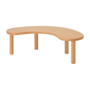 Beistelltisch aus lackierter massiver Buche 115x55x35cm Worm -. Hem