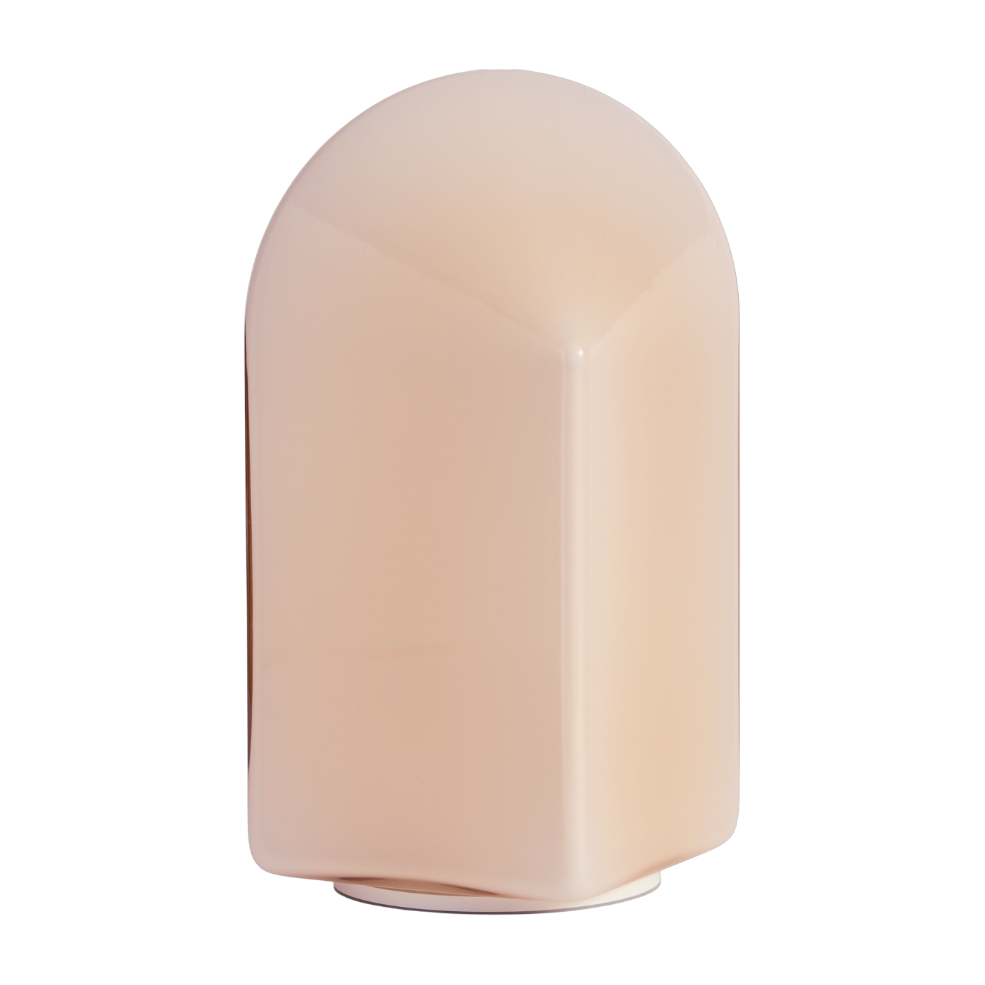 11x24cm Parade powder pink glass portable lamp - Hay