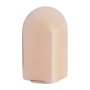 Tragbare Lampe aus puderrosa Glas 11x24cm Parade -. Hay